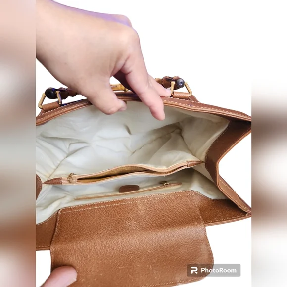 💥Vintage GUCCI Diana Bag Bamboo Tote Medium size - Picture 15 of 17